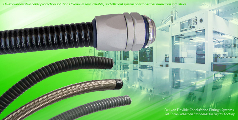 [CN] Delikon electrical cable conduit Flexible Conduit flexible Conduit Fittings, the ideal cable management system for every task